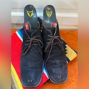 Mens TOSCHI SUEDE LEATHER scout style boot shoes SZ 10✨T(23)